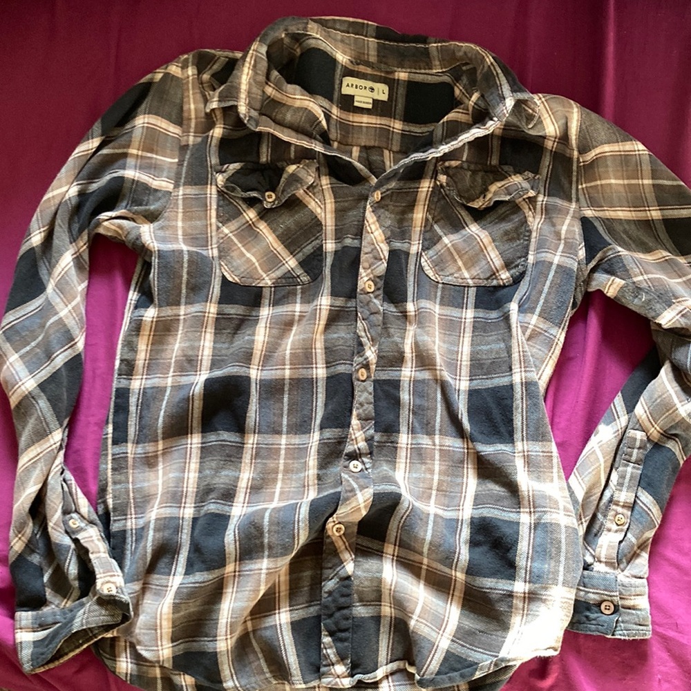Arbor brown flannel